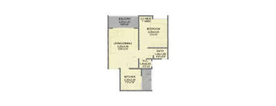 Kohinoor Abhimaan Homes, 1 BHK-562 Sq.ft
