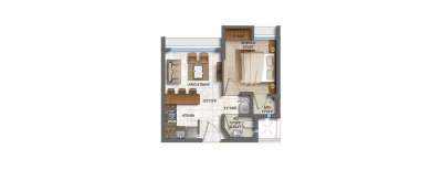 Lodha Quality Homes, 1 BHK-317 Sq.ft