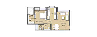 Lodha Codename Bullseye, 1 BHK-448 Sq.ft