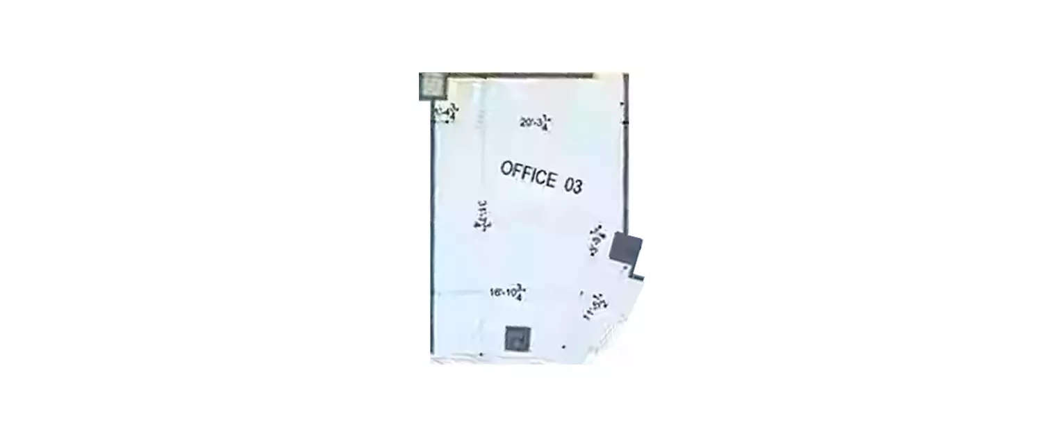 Floor plan for Commercial Office