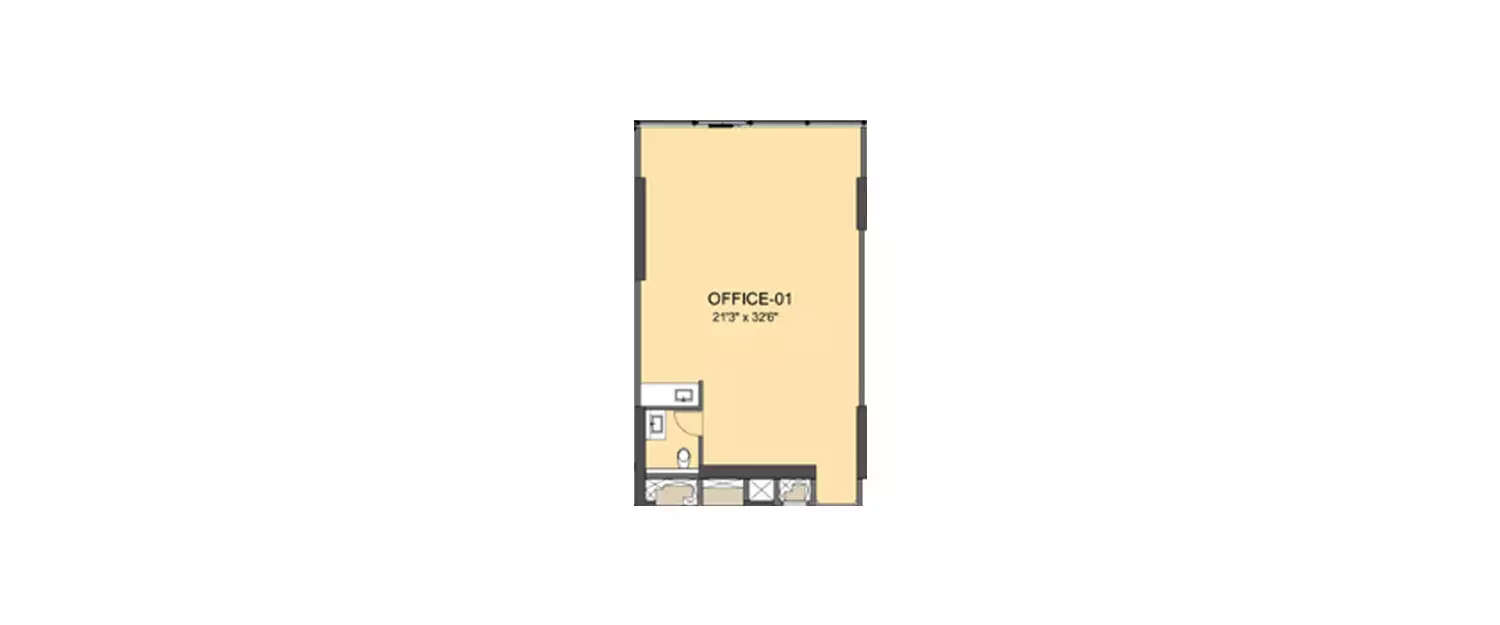 Floor plan for Commercial Office