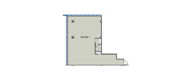 Lodha Supremus Thane Kolshet Road - Floor plan Commercial Office 1163 Sq.ft