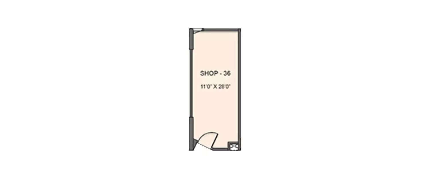 Floor plan for Commercial Office