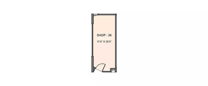 Lodha Codename Business Ready Dombivali - Floor plan Commercial Office 250 Sq.ft