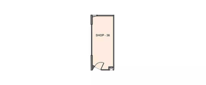 Lodha iThink Dombivali - Floor plan Commercial Office 250 Sq.ft