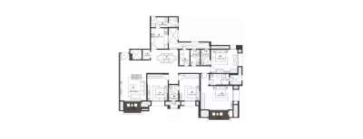 Hiranandani Birchwood, 4 BHK-2451 Sq.ft