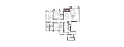 Hiranandani Greenwood, 3 BHK-2240 Sq.ft