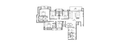 Hiranandani Oceanic, 5 BHK-3487 Sq.ft