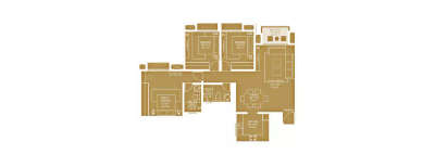 Hiranandani Club Meadows, 3 BHK-940 Sq.ft