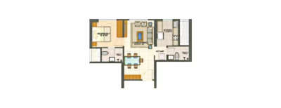 Runwal Pinnacle Crown, 1 BHK-501 Sq.ft