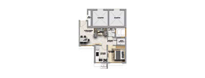 Manhattan At Runwal Avenue, 1 BHK-368 Sq.ft