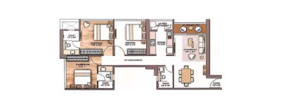 Piramal Ahan, 3 BHK-803 Sq.ft