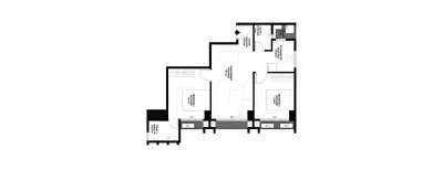 Prescon Miracle Bay, 2 BHK-580 Sq.ft