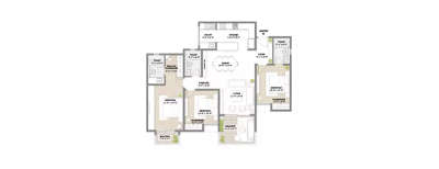 Assetz Miwa, 3 BHK-1670 Sq.ft