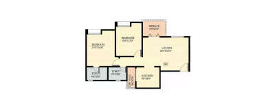 Nyati Ethos, 2 BHK-1001 Sq.ft