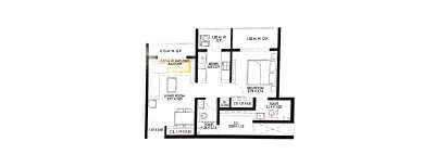 JP Codename Now Or Never, 1 BHK-360 Sq.ft