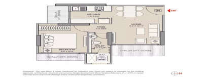 Ruparel Primero, 1 BHK-410 Sq.ft