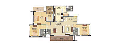 Prestige Deja Vu, 3 BHK-1797 Sq.ft