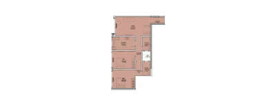 Ajmera Eden, 2 BHK-801 Sq.ft