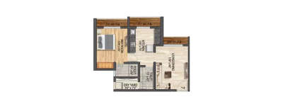 Dream Orchid, 1 BHK-309 Sq.ft