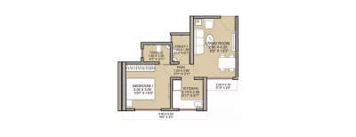 Haware My First Home, 1 BHK-360 Sq.ft