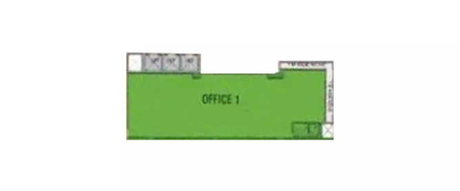 Kanakia Wallstreet Andheri - Floor plan Commercial Office 2528 Sq.ft