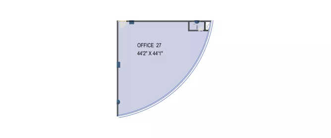 Kanakia Zillion Kurla - Floor plan Commercial Office 2132 Sq.ft