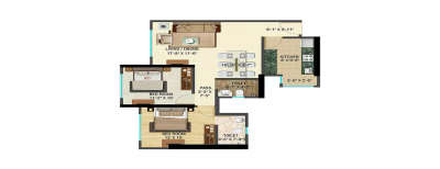 Bhoomi Celestia, 2 BHK-725 Sq.ft