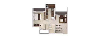 Vihang Capital Of Thane, 1 BHK-430 Sq.ft