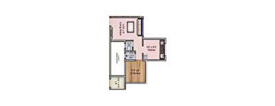 Anant Residency, 1 RK-215 Sq.ft