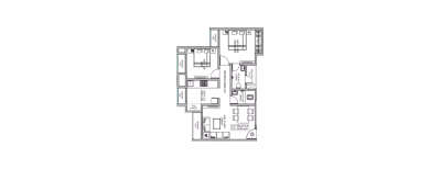 Grace Square, 2 BHK-501 Sq.ft