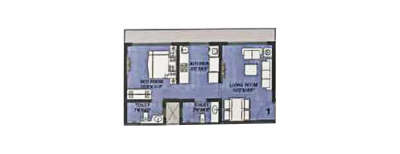 Kukreja Estate, 1 BHK-406 Sq.ft