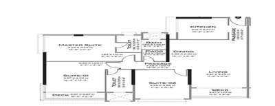 Shapoorji The Designate, 3 BHK-1156 Sq.ft