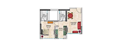 Dahisar Shivangan, 1 BHK-397 Sq.ft