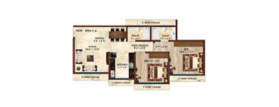 Safal Shree Saraswati Phase 4, 2 BHK-635 Sq.ft