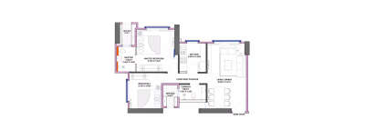 The Baya Upper Nest, 2 BHK-620 Sq.ft