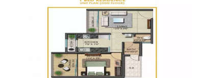 Tycoons Goldmine Avenue, 1 BHK-434 Sq.ft