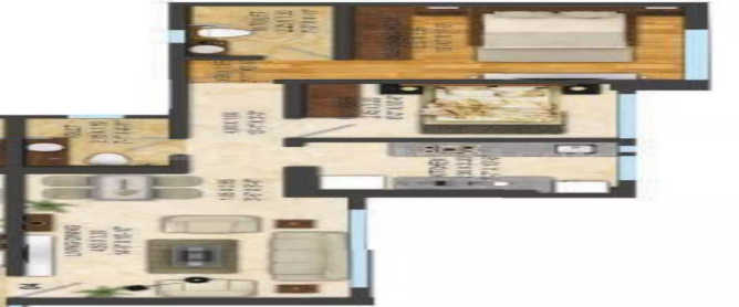Acme Avenue Kandivali - Floor plan 2 BHK 641 Sq.ft