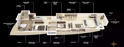 Joy Legend, 3 BHK-1515 Sq.ft