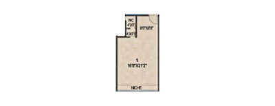 Kamdhenu Commerz, Commercial Office-477 Sq.ft
