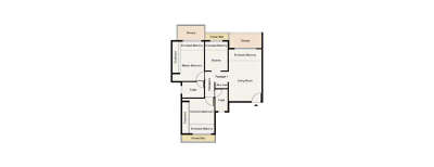 Kamdhenu Luxuria, 2 BHK-456 Sq.ft