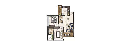 Kamdhenu One True Upgrade, 2 BHK-752 Sq.ft