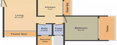 Swaraj Kingston, 1 BHK-260 Sq.ft