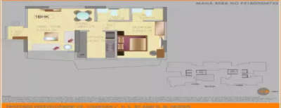 Wisteria, 1 BHK-480 Sq.ft