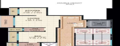 Tulsi Alaya, 1 BHK-237 Sq.ft