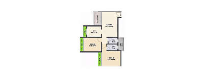 Tricity Promenade, 2 BHK-437 Sq.ft