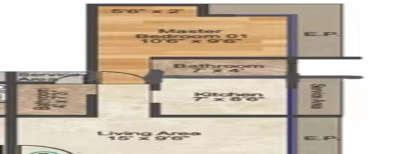 Vedant Ambar, 1 BHK-512 Sq.ft