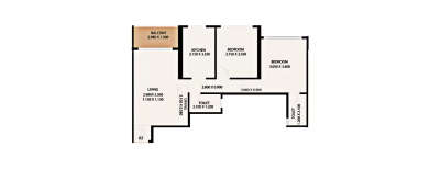 Bhagwati Luxuria, 2 BHK-1250 Sq.ft