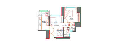 Raunak 108, 1 BHK-412 Sq.ft