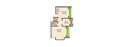 Raunak Bliss, 1 BHK-570 Sq.ft
